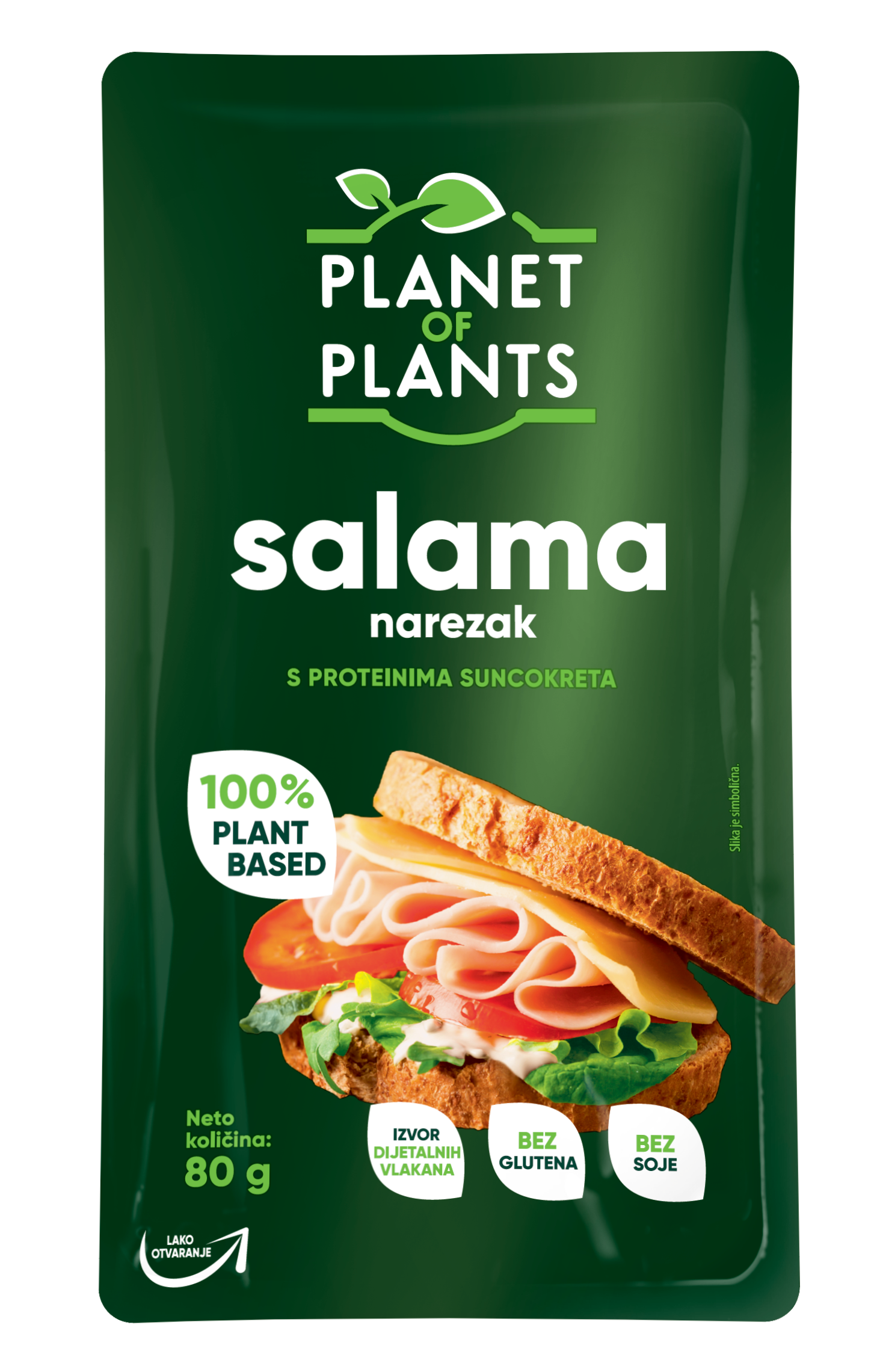 planet of plants sliced salami product